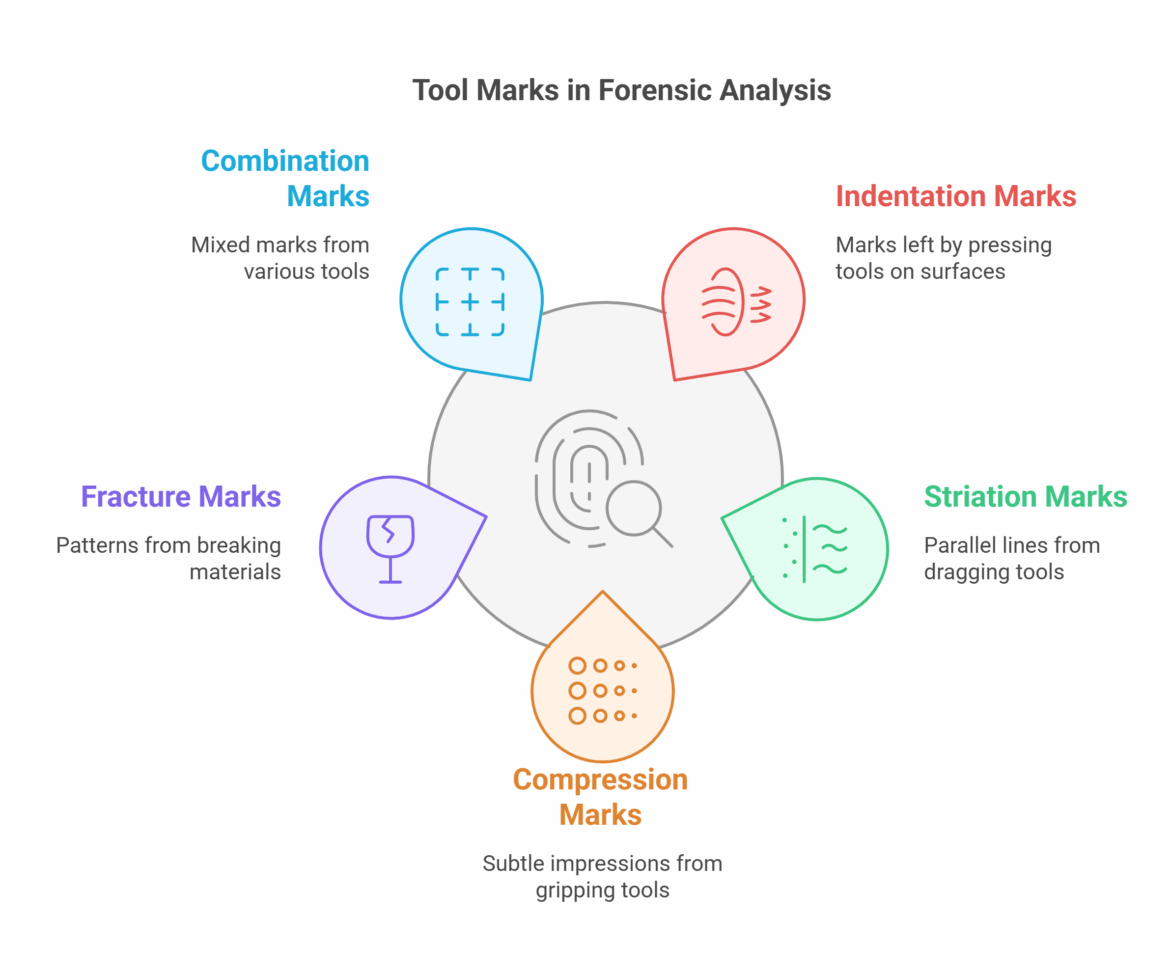 Main categories of tool marks in Forensic Analysis