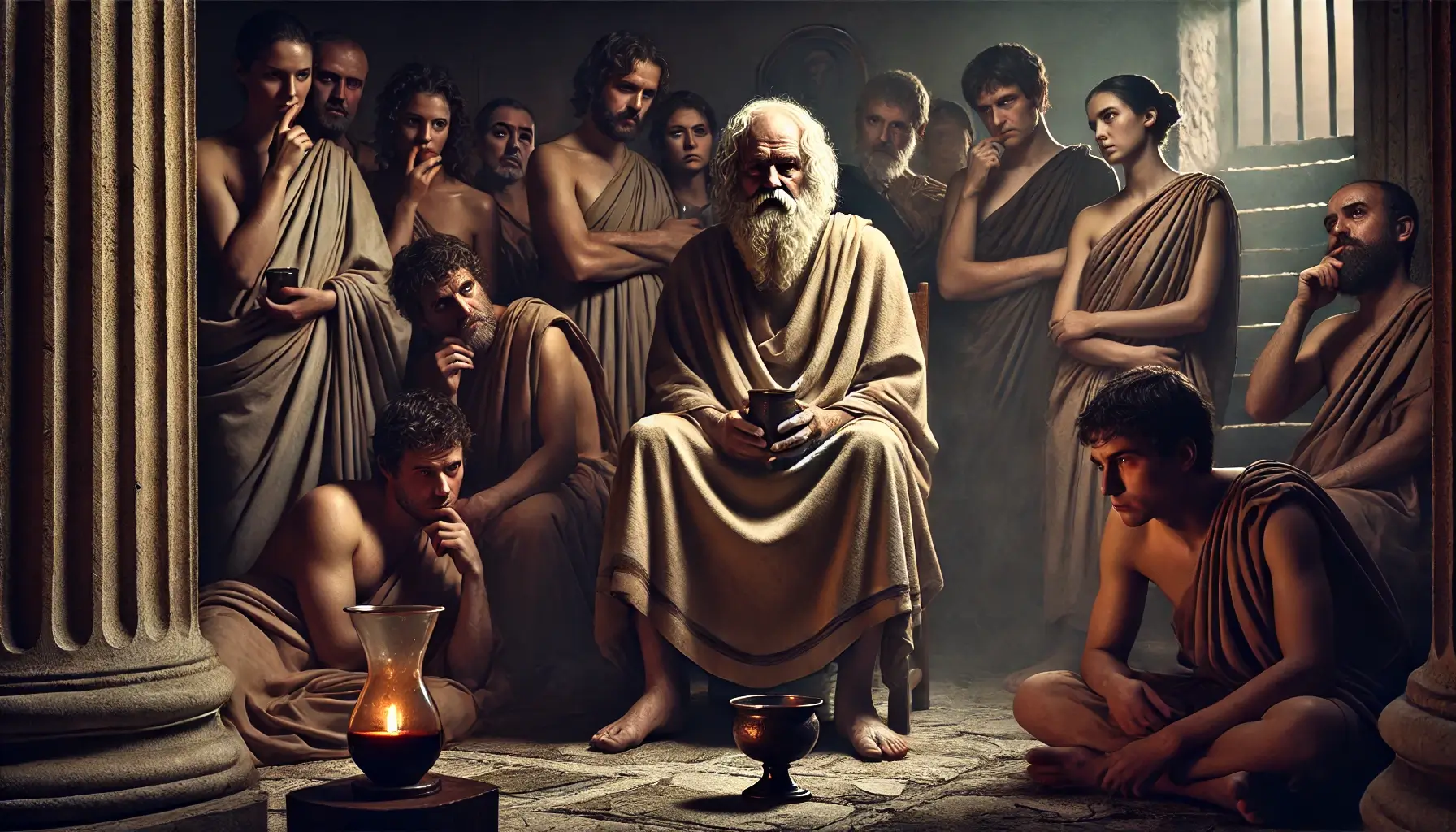 A Dramatic Scene Featuring The Execution Of Socrates In Ancient Greece Holding A Cup Of Hemlock 1 1 A Dramatic Scene Featuring The Execution Of Socrates In Ancient Greece Holding A Cup Of Hemlock 1 1 Simplyforensic