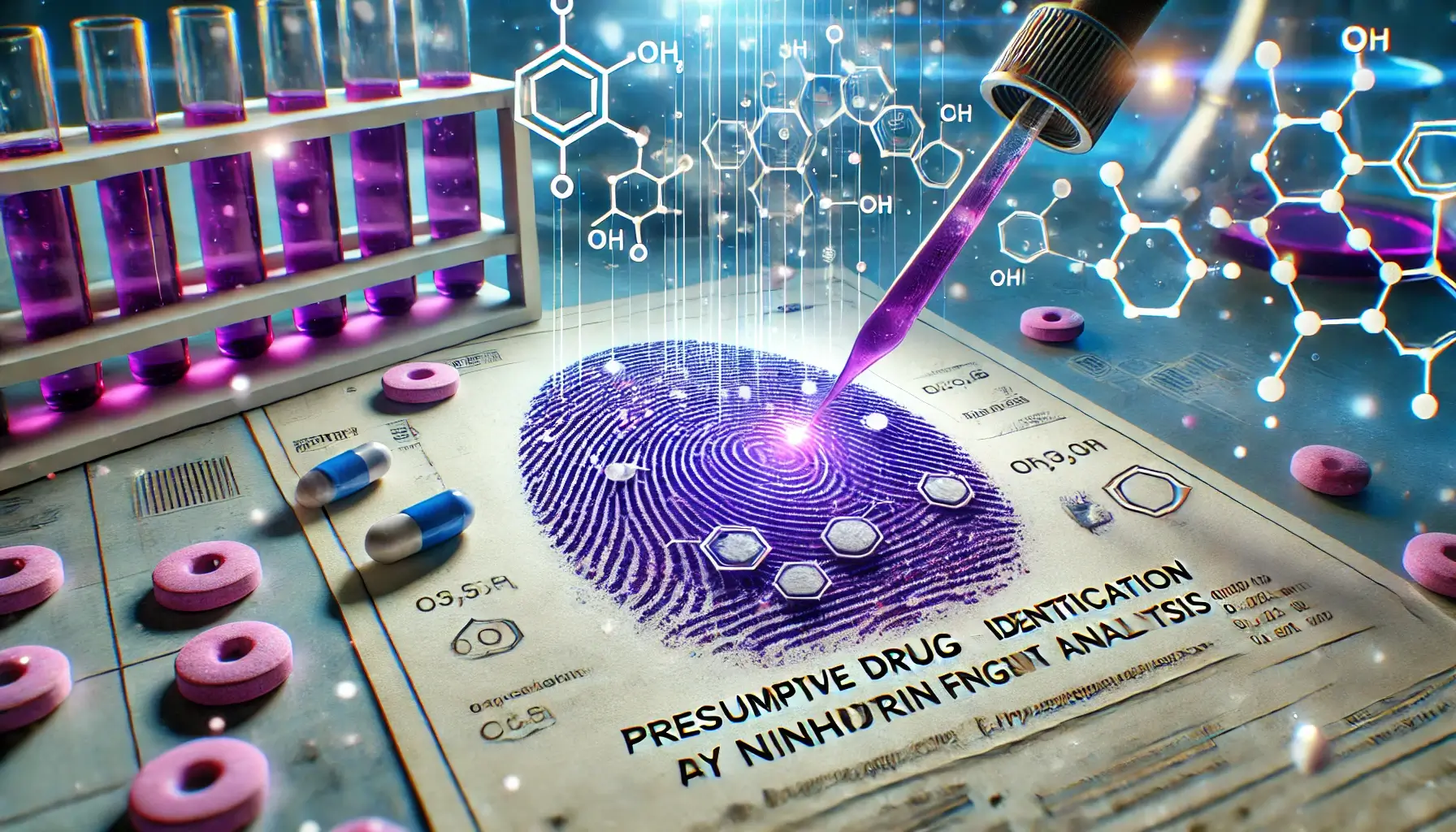 Presumptive Drug Identification by Ninhydrin Fingerprint Analysis Presumptive Drug Identification by Ninhydrin Fingerprint Analysis Simplyforensic