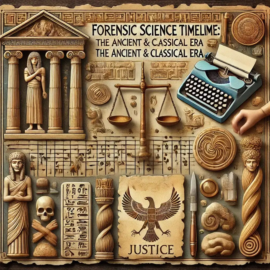 Forensic Science Timeline The Ancient Classical Era Forensic Science Timeline The Ancient Classical Era Simplyforensic