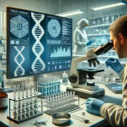 Forensic Scientists Analyzing Trace Dna Samples In A Modern Lab Using Advanced Equipment For Precise Forensic Investigations 1 Forensic Scientists Analyzing Trace Dna Samples In A Modern Lab Using Advanced Equipment For Precise Forensic Investigations 1 Simplyforensic