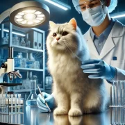 A forensic scientist collecting DNA samples from a cats fur 1 A forensic scientist collecting DNA samples from a cats fur Simplyforensic